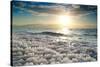 Sunrise at Dead Sea, Israel.-silver-john-Stretched Canvas