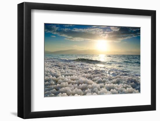 Sunrise at Dead Sea, Israel.-silver-john-Framed Photographic Print