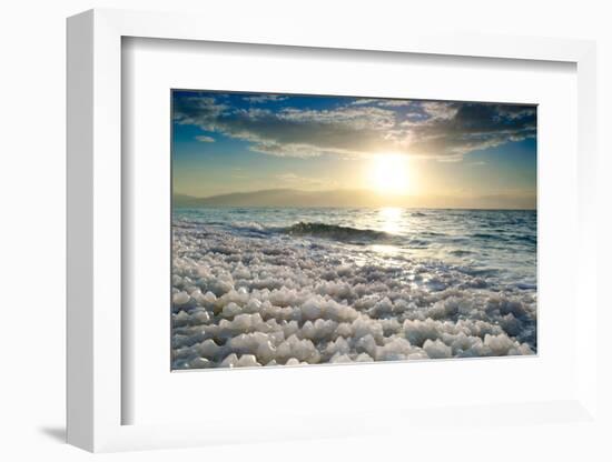 Sunrise at Dead Sea, Israel.-silver-john-Framed Photographic Print