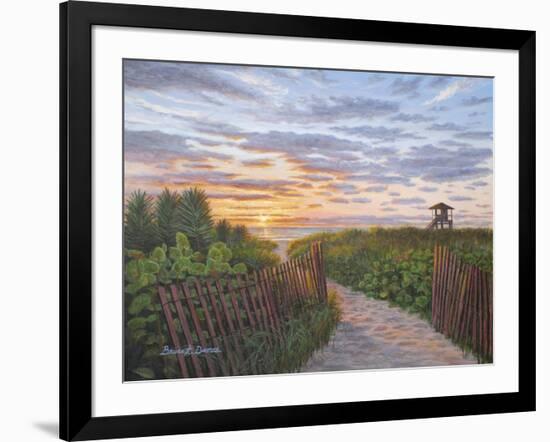 Sunrise at Delray Beach-Bruce Dumas-Framed Giclee Print