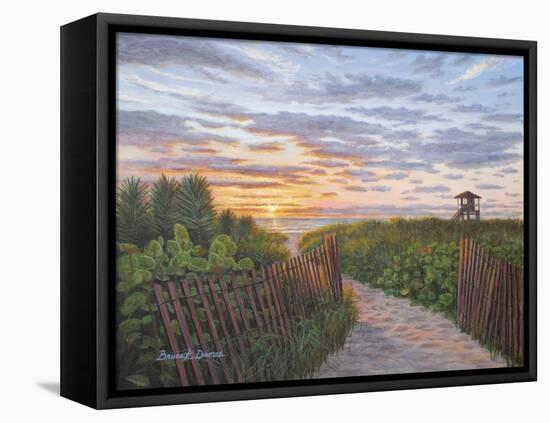 Sunrise at Delray Beach-Bruce Dumas-Framed Stretched Canvas