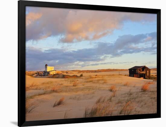 Sunrise at dunes, Cabo Polonio, Rocha Department, Uruguay, South America-Karol Kozlowski-Framed Photographic Print