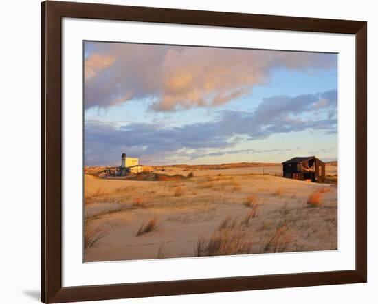 Sunrise at dunes, Cabo Polonio, Rocha Department, Uruguay, South America-Karol Kozlowski-Framed Photographic Print