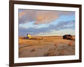 Sunrise at dunes, Cabo Polonio, Rocha Department, Uruguay, South America-Karol Kozlowski-Framed Photographic Print