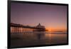 Sunrise at Eastbourne Pier, Eastbourne, East Sussex, England, United Kingdom, Europe-Andrew Sproule-Framed Photographic Print