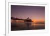 Sunrise at Eastbourne Pier, Eastbourne, East Sussex, England, United Kingdom, Europe-Andrew Sproule-Framed Photographic Print