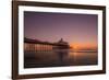 Sunrise at Eastbourne Pier, Eastbourne, East Sussex, England, United Kingdom, Europe-Andrew Sproule-Framed Photographic Print