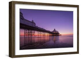 Sunrise at Eastbourne Pier, Eastbourne, East Sussex, England, United Kingdom, Europe-Andrew Sproule-Framed Photographic Print