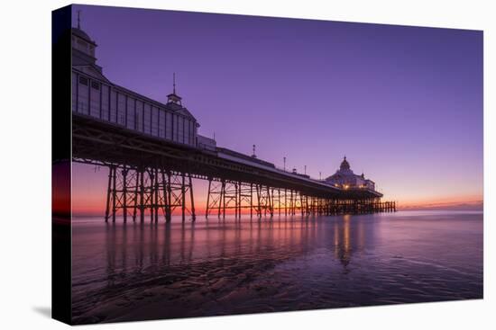 Sunrise at Eastbourne Pier, Eastbourne, East Sussex, England, United Kingdom, Europe-Andrew Sproule-Stretched Canvas