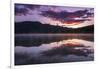 Sunrise at Edith Lake, Jasper National Park, Alberta, Canada.-Russ Bishop-Framed Photographic Print