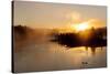 Sunrise at Fishing Bridge. Yellowstone National Park, Wyoming.-Tom Norring-Stretched Canvas