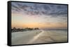 Sunrise at Fort Myers Beach, Florida, USA-Chuck Haney-Framed Stretched Canvas