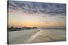 Sunrise at Fort Myers Beach, Florida, USA-Chuck Haney-Stretched Canvas