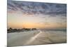 Sunrise at Fort Myers Beach, Florida, USA-Chuck Haney-Mounted Photographic Print