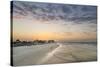 Sunrise at Fort Myers Beach, Florida, USA-Chuck Haney-Stretched Canvas