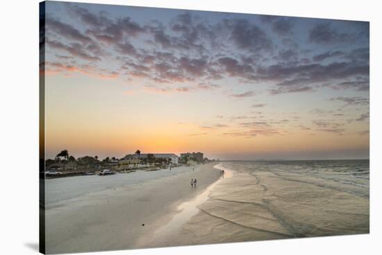 Sunrise at Fort Myers Beach, Florida, USA-Chuck Haney-Stretched Canvas