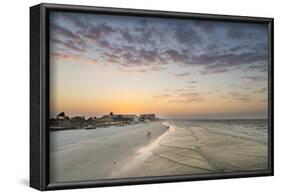 Sunrise at Fort Myers Beach, Florida, USA-Chuck Haney-Framed Photographic Print