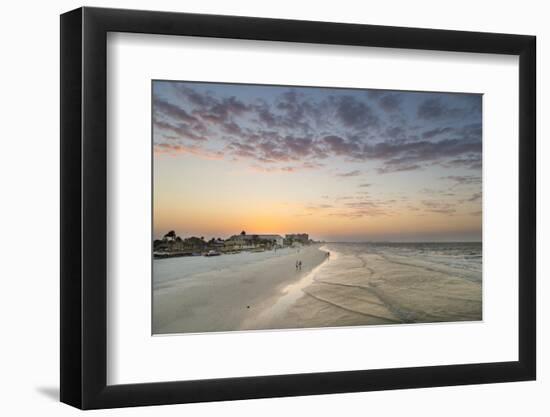 Sunrise at Fort Myers Beach, Florida, USA-Chuck Haney-Framed Photographic Print