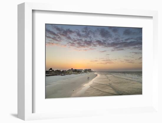 Sunrise at Fort Myers Beach, Florida, USA-Chuck Haney-Framed Photographic Print