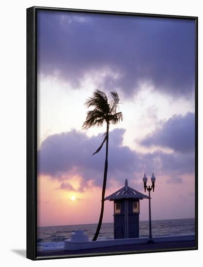 Sunrise at Ft Lauderdale Beach, Florida, USA-Walter Bibikow-Framed Photographic Print