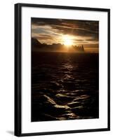 Sunrise at Gerlach Strait, Antarctica, Polar Regions-null-Framed Photographic Print