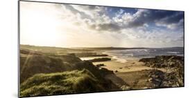 Sunrise at Gwithian Beach, Cornwall, England, United Kingdom-Mark Chivers-Mounted Photographic Print