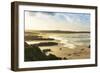 Sunrise at Gwithian Beach, Cornwall, England, United Kingdom-Mark Chivers-Framed Photographic Print