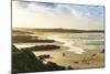 Sunrise at Gwithian Beach, Cornwall, England, United Kingdom-Mark Chivers-Mounted Photographic Print