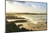 Sunrise at Gwithian Beach, Cornwall, England, United Kingdom-Mark Chivers-Mounted Premium Photographic Print