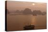 Sunrise at Halong Bay, UNESCO World Heritage Site, Vietnam, Indochina, Southeast Asia, Asia-Rolf Richardson-Stretched Canvas