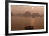 Sunrise at Halong Bay, UNESCO World Heritage Site, Vietnam, Indochina, Southeast Asia, Asia-Rolf Richardson-Framed Photographic Print