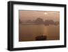 Sunrise at Halong Bay, UNESCO World Heritage Site, Vietnam, Indochina, Southeast Asia, Asia-Rolf Richardson-Framed Photographic Print