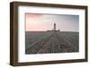 Sunrise at Happisburgh Lighthouse on a Frosty Morning, Happisburgh, Norfolk, England, U.K.-Bill Ward-Framed Photographic Print