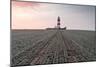 Sunrise at Happisburgh Lighthouse on a Frosty Morning, Happisburgh, Norfolk, England, U.K.-Bill Ward-Mounted Photographic Print