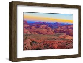 Sunrise at Hunts Mesa Panorama-aiisha-Framed Photographic Print