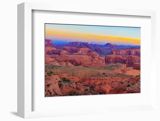 Sunrise at Hunts Mesa Panorama-aiisha-Framed Photographic Print