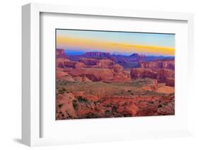 Sunrise at Hunts Mesa Panorama-aiisha-Framed Photographic Print