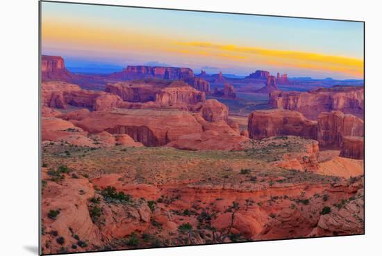 Sunrise at Hunts Mesa Panorama-aiisha-Mounted Photographic Print