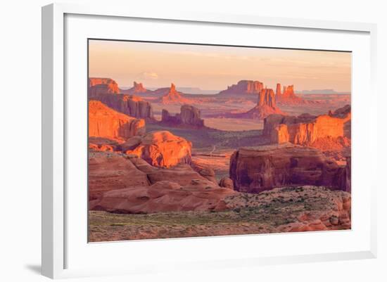 Sunrise at Hunts Mesa Viewpoint-aiisha-Framed Photographic Print