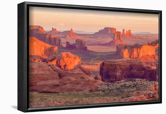 Sunrise at Hunts Mesa Viewpoint-aiisha-Framed Photographic Print