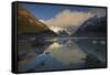 Sunrise at Laguna Torre, Los Glaciares National Park, Santa Cruz Province, Argentina-Ed Rhodes-Framed Stretched Canvas