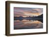 Sunrise at Lake McDonald, Glacier National Park, Montana.-Alan Majchrowicz-Framed Photographic Print