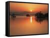 Sunrise at Lake Onuma-null-Framed Stretched Canvas