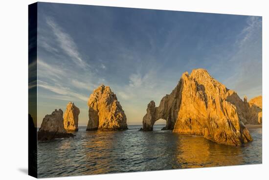 Sunrise at Land's End, Cabo San Lucas, Baja California Sur-Michael Nolan-Stretched Canvas