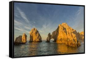 Sunrise at Land's End, Cabo San Lucas, Baja California Sur-Michael Nolan-Framed Stretched Canvas