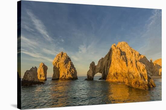 Sunrise at Land's End, Cabo San Lucas, Baja California Sur-Michael Nolan-Stretched Canvas