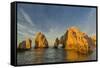 Sunrise at Land's End, Cabo San Lucas, Baja California Sur-Michael Nolan-Framed Stretched Canvas