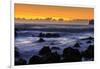 Sunrise at Laupahoehoe Beach Park, Hamakua Coast, Big Island, Hawaii-Stuart Westmorland-Framed Photographic Print