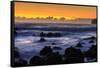 Sunrise at Laupahoehoe Beach Park, Hamakua Coast, Big Island, Hawaii-Stuart Westmorland-Framed Stretched Canvas