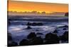 Sunrise at Laupahoehoe Beach Park, Hamakua Coast, Big Island, Hawaii-Stuart Westmorland-Stretched Canvas